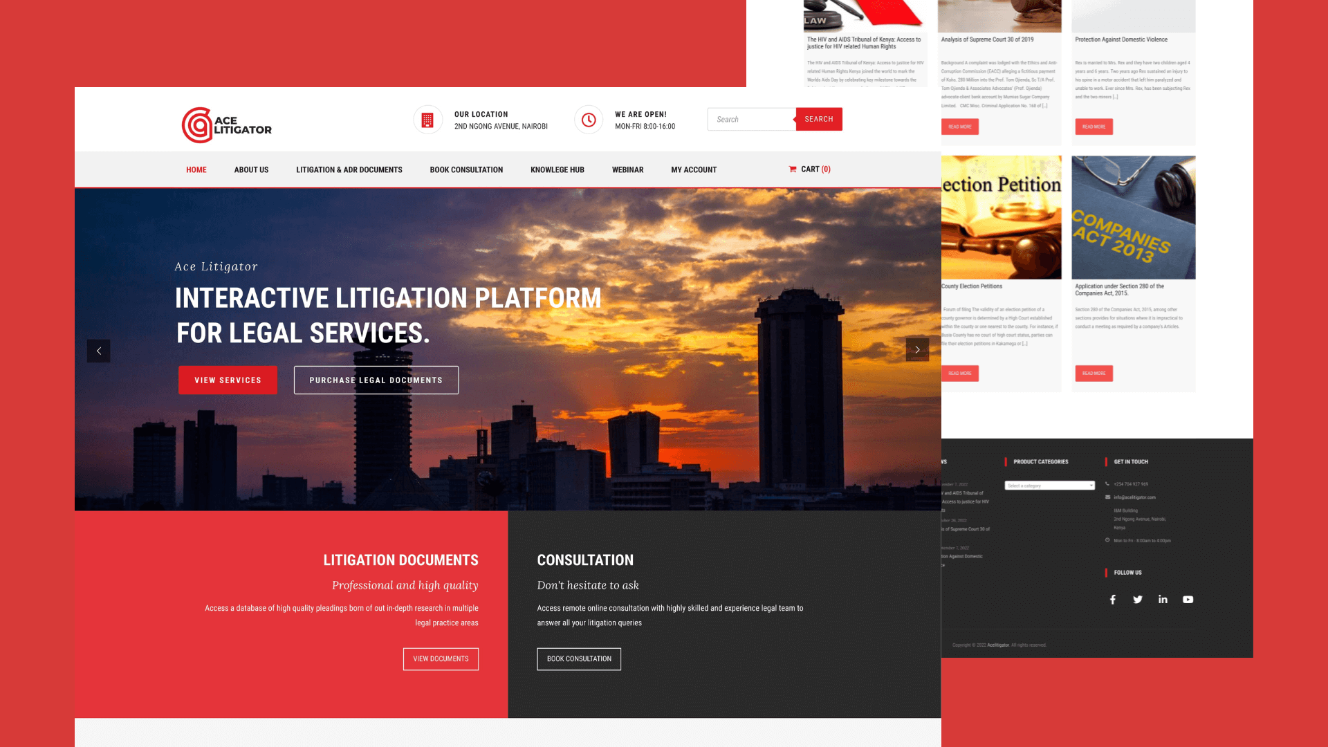Acelitigator website
