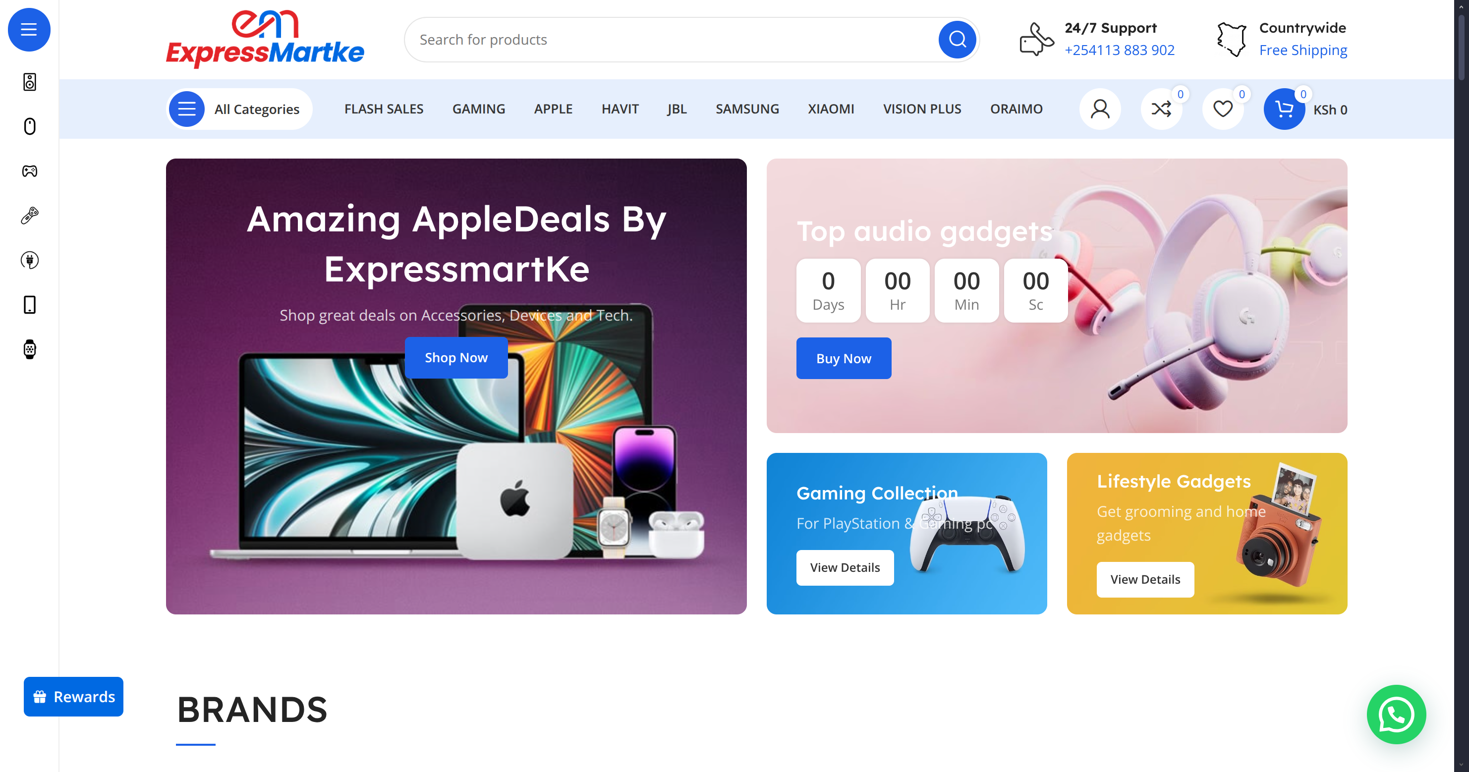 Express Mart website