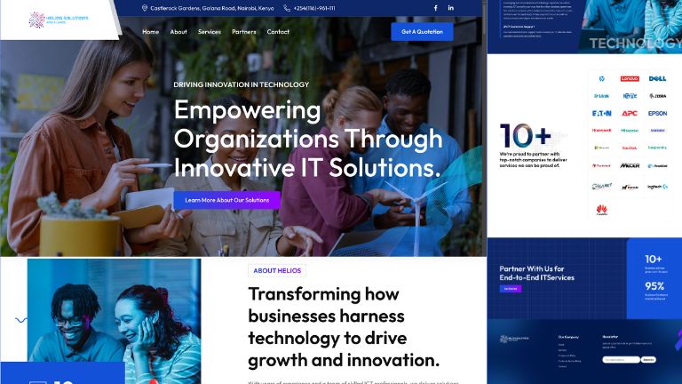 Helios Africa supply company website