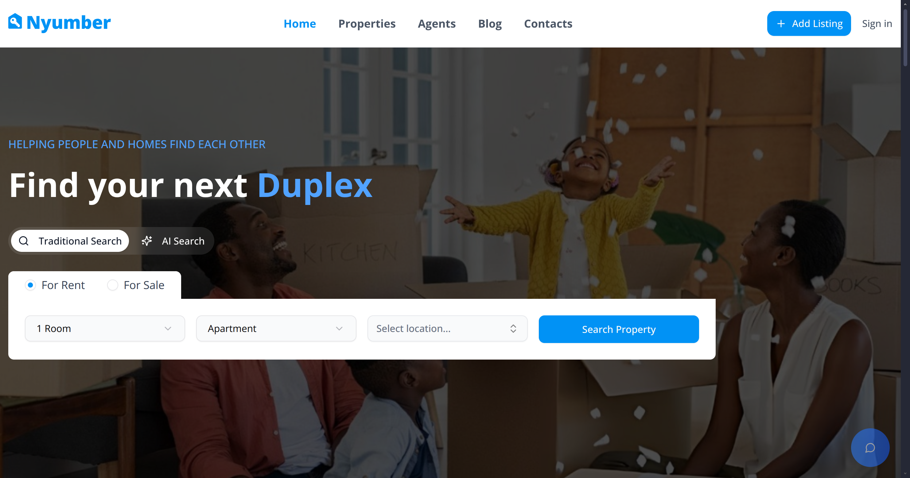 Nyumber real estate platform